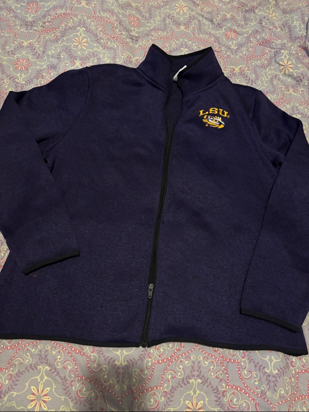 LSU Purple Full-Zip Jacket - Picture 8 of 10